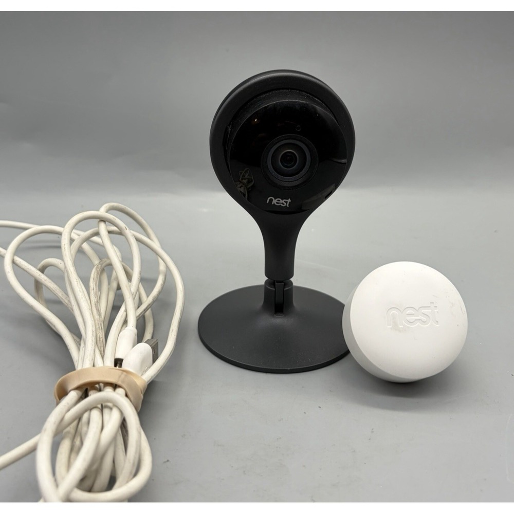 Google Nest Cam (NC1102ES) Indoor Security Camera Black A0005 - Tested